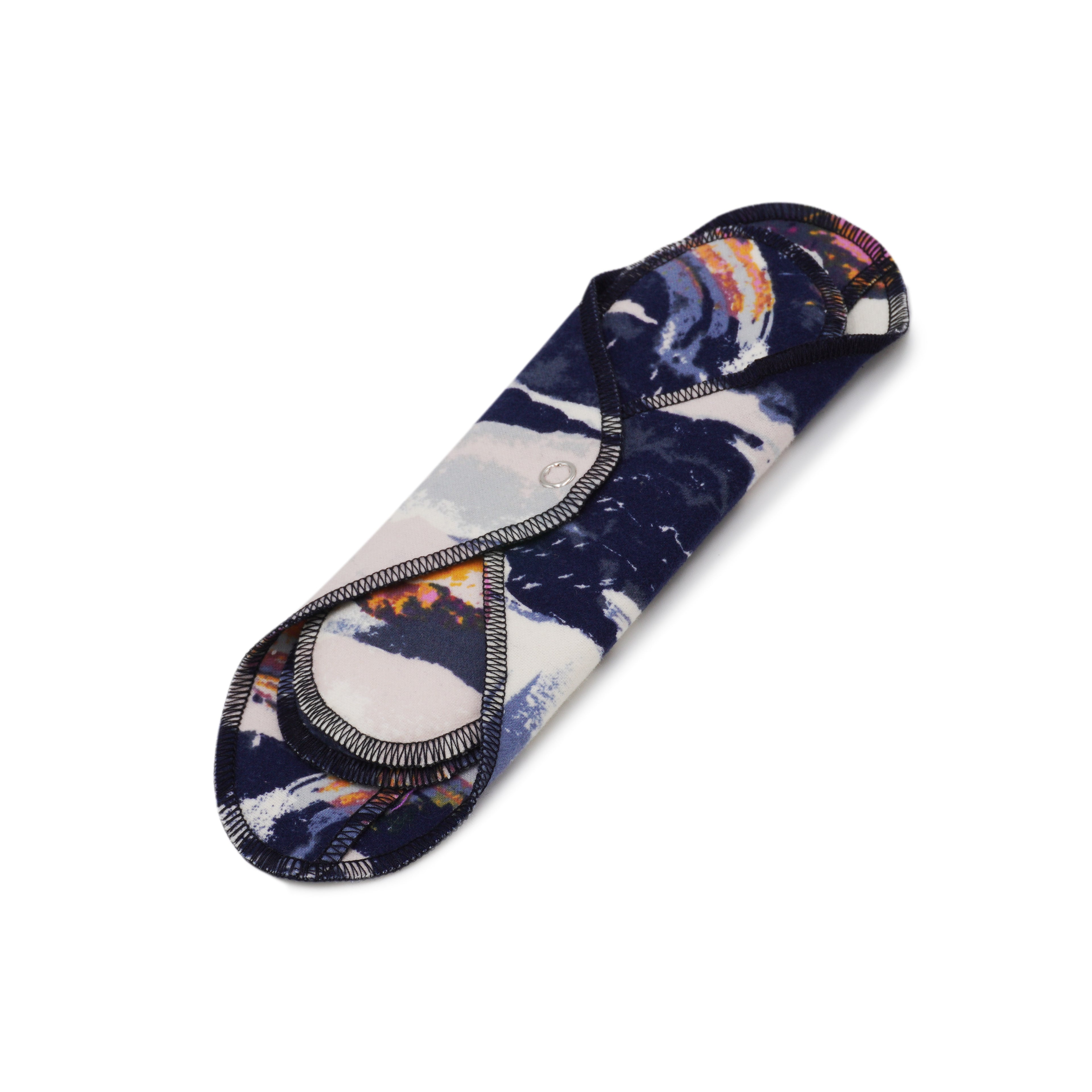 GladRags Day Pad in Cascadia — reusable cotton cloth menstrual pad with two inserts