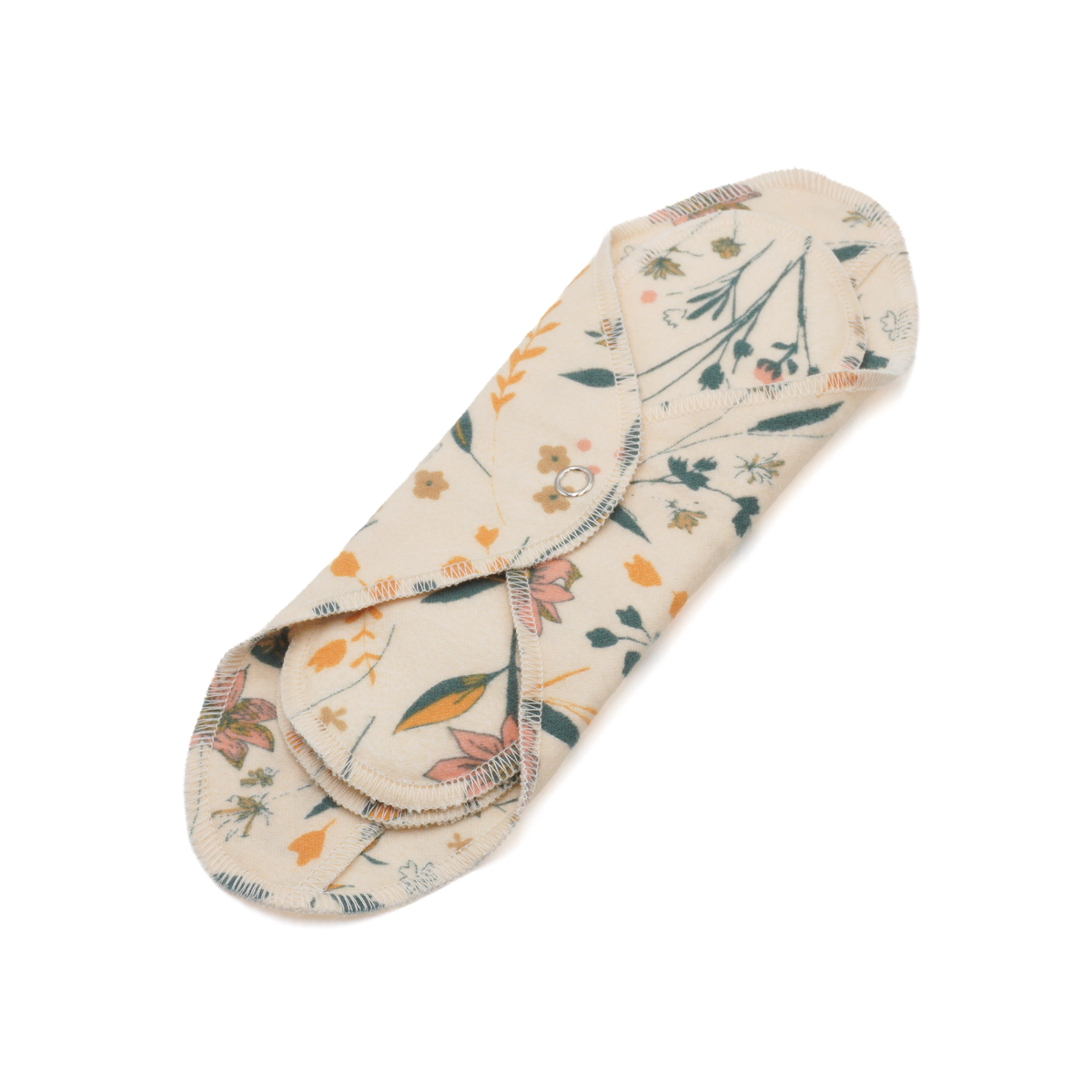 GladRags Day Pad in Breeze — reusable cotton cloth menstrual pad with two inserts