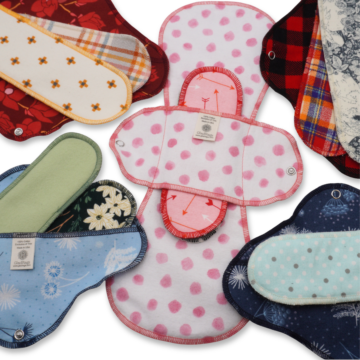 Mismatched Cloth Pads*