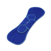 GladRags Night Pad in Royal Blue — long reusable cotton pad for overnight period protection