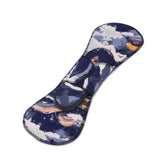 GladRags Night Pad in Cascadia — long reusable cotton pad for overnight period protection