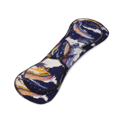 GladRags Night Pad Plus in Cascadia — extra-long extra-absorbent reusable cloth pad for heavy overnight flow