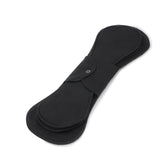 GladRags Night Pad Plus in Black — extra-long extra-absorbent reusable cloth pad for heavy overnight flow