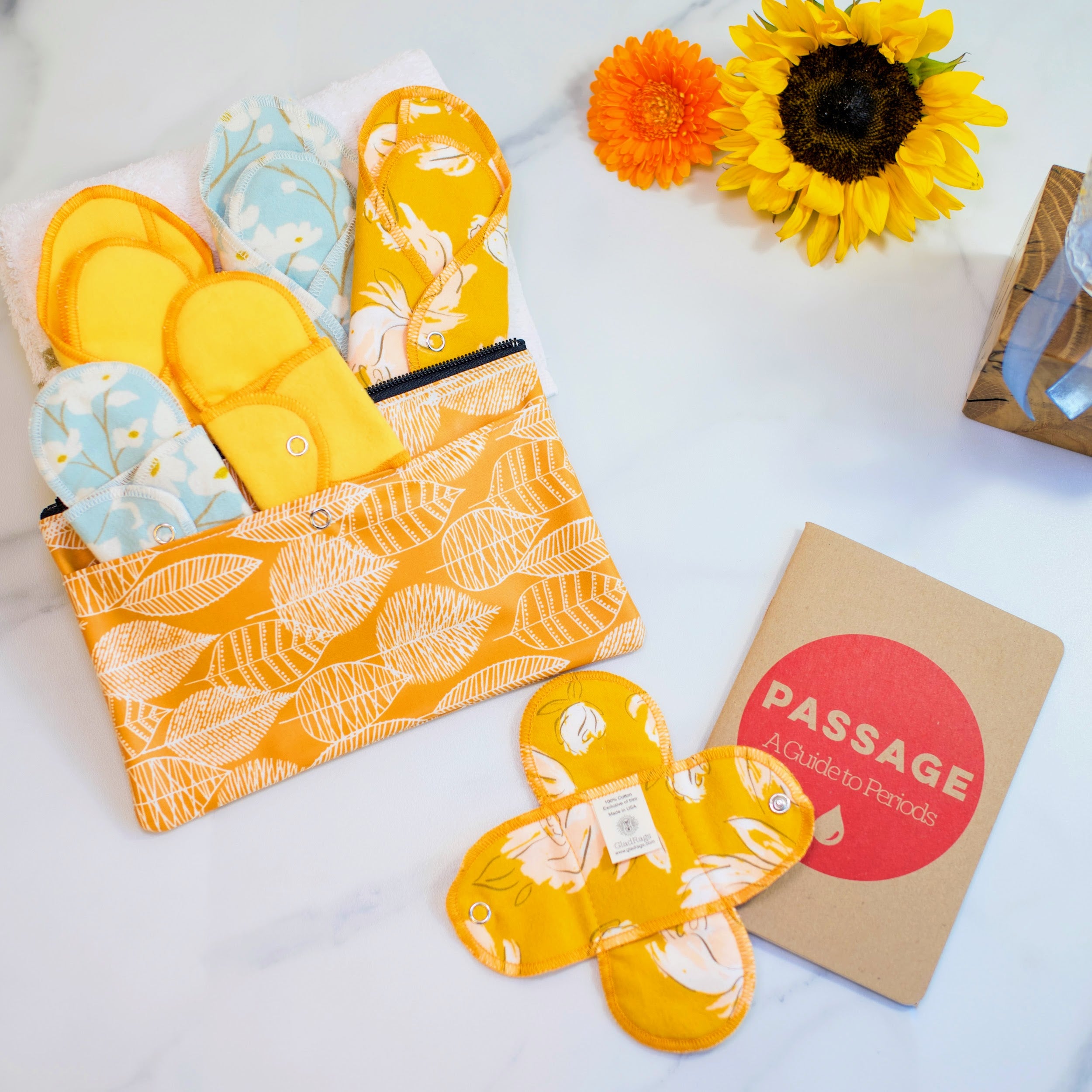GladRags First Period Kit - starter kit with cloth pads