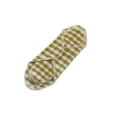 GladRags Day Pad Plus in Moss Maze — longer reusable cotton cloth pad for extended coverage