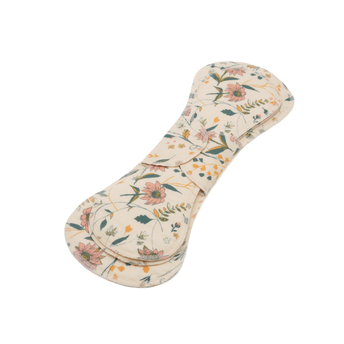 GladRags Night Pad Plus in Breeze — extra-long extra-absorbent reusable cloth pad for heavy overnight flow