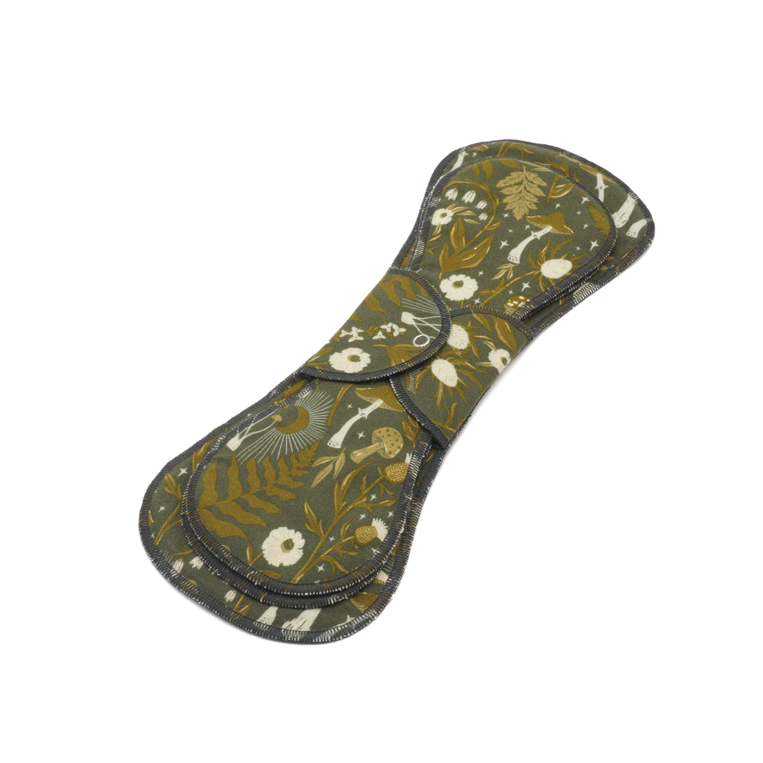 GladRags Night Pad Plus in Moon Spell — extra-long extra-absorbent reusable cloth pad for heavy overnight flow