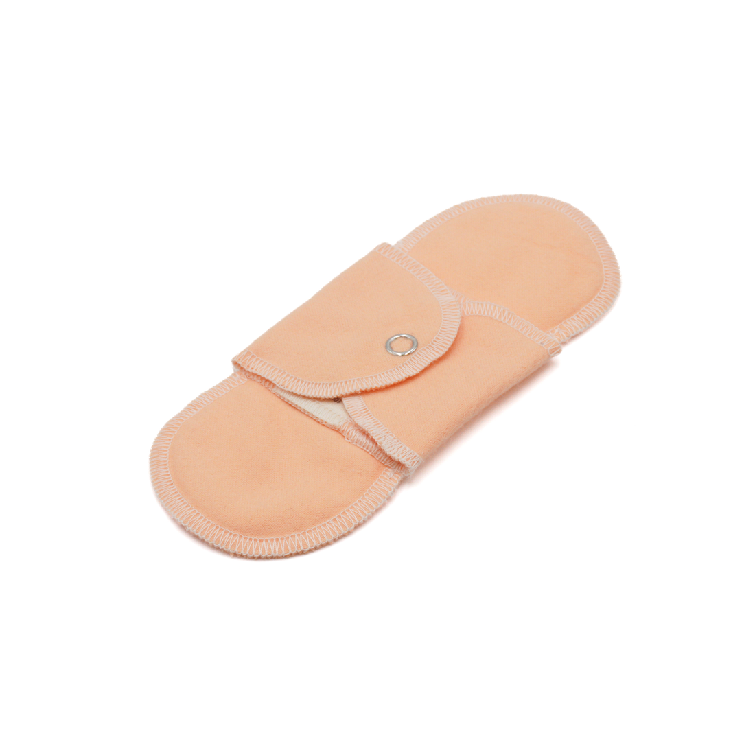 GladRags Pantyliner in Peach — slim reusable cotton pantyliner for light days