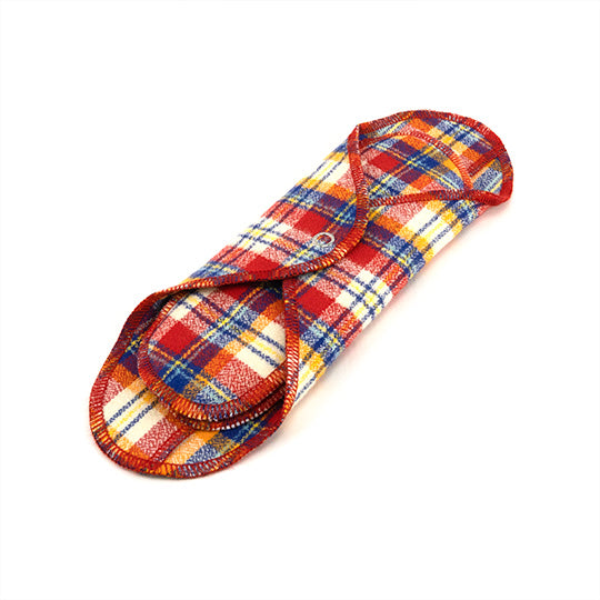 Primary Plaid Cloth Pads*
