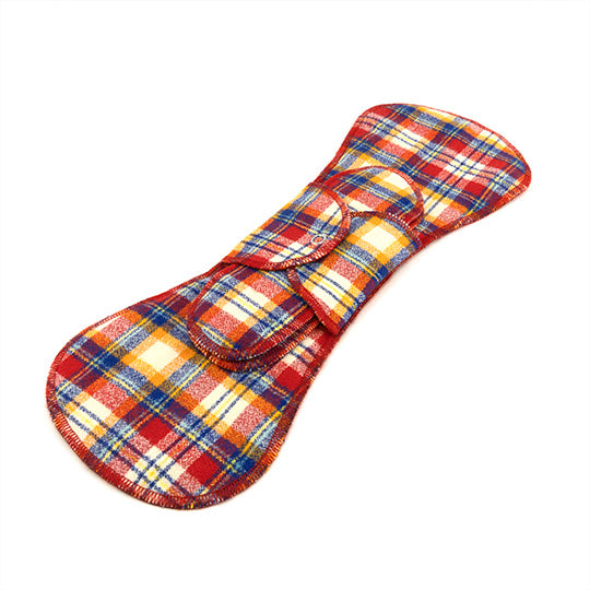 Primary Plaid Cloth Pads*
