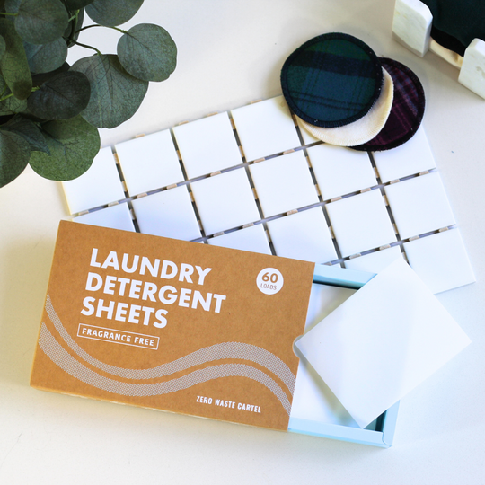 Laundry Sheets - 60 Loads Fragrance Free, Laundry detergent sheets