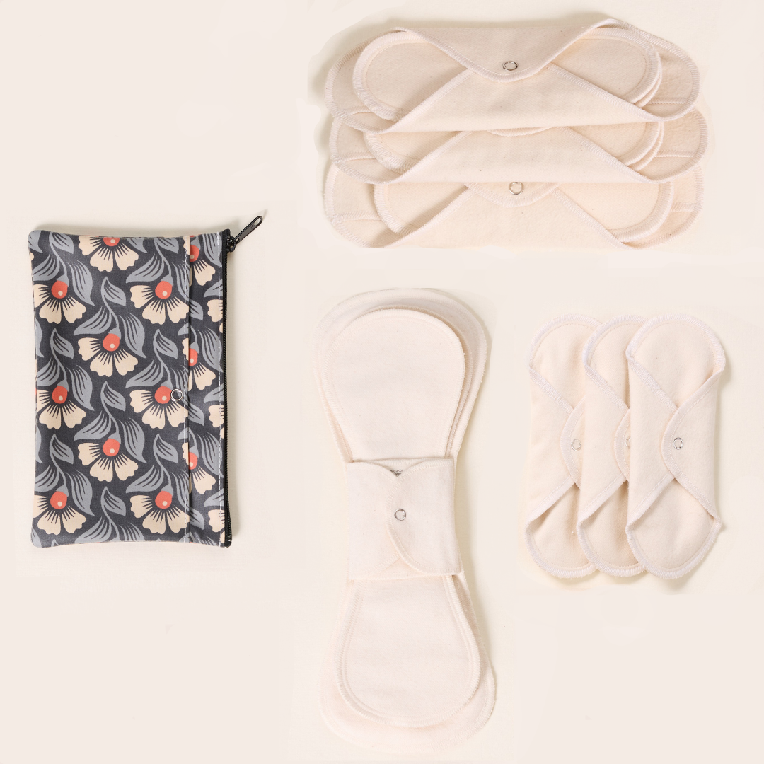 GladRags Cloth Pad Starter Kit Plus - the perfect starter kit