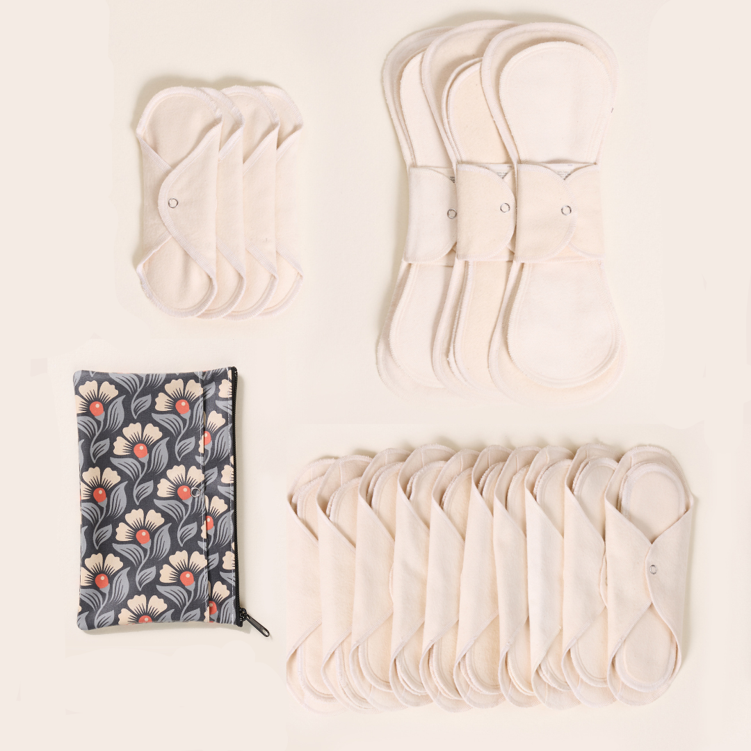 GladRags Postpartum Pad Kit - protective healing