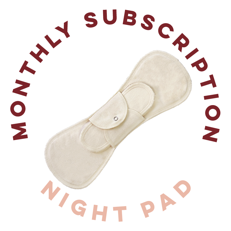 GladRags Organic Night Pad Club - Subscribe for heavy flow pads